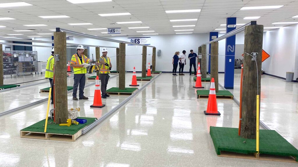 Indoor underground construction training lab